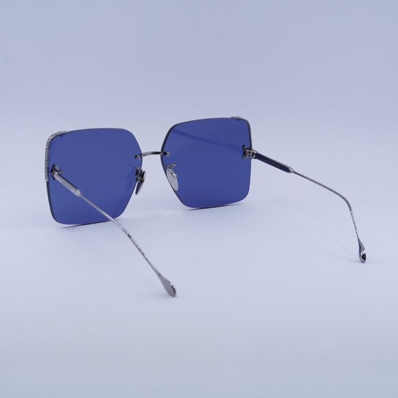 Isabel Marant IM0081/S 06LB KU Sunglasses Ruthenium Square Frame, Blue Lenses main image 4